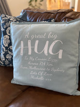 Load image into Gallery viewer, Personalised Hug Cushion