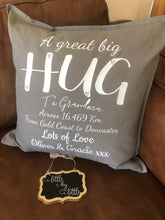 Load image into Gallery viewer, Personalised Hug Cushion
