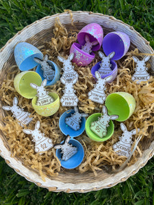 Easter treat tokens minus the chocolate