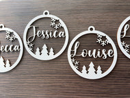 Personalised Christmas decoration