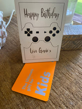 Load image into Gallery viewer, Gamer gift card holder