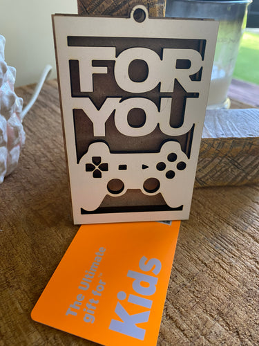 Gamer gift card holder