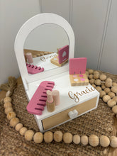 Load image into Gallery viewer, Child role play wooden beauty set