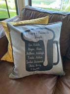 Personalised Poppy/ Pops/ Grampy / Grandad cushion