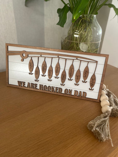 Fishing frame, Fathers Day / Birthday