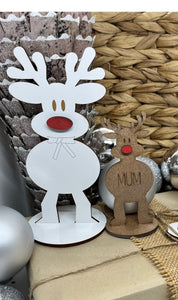 Christmas reindeer/ gnome/initial place names