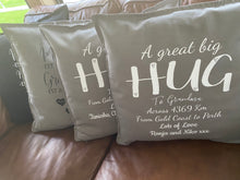 Load image into Gallery viewer, Personalised Hug Cushion