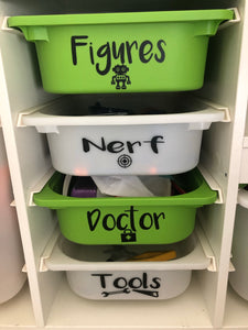 Toy Storage Labels