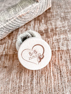 Wedding ring box engraved