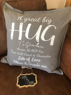 Personalised Hug Cushion