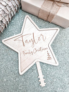 Personalised tree topper