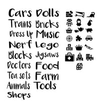 Load image into Gallery viewer, Toy Storage Labels