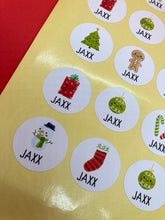 Load image into Gallery viewer, Personalised Christmas Stickers