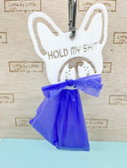 Dog poop bag holder
