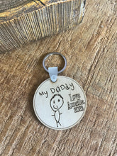 Load image into Gallery viewer, Original artwork on a keyring